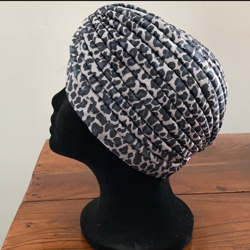 NWOT Leopard Print Turban - Picture 3 of 4